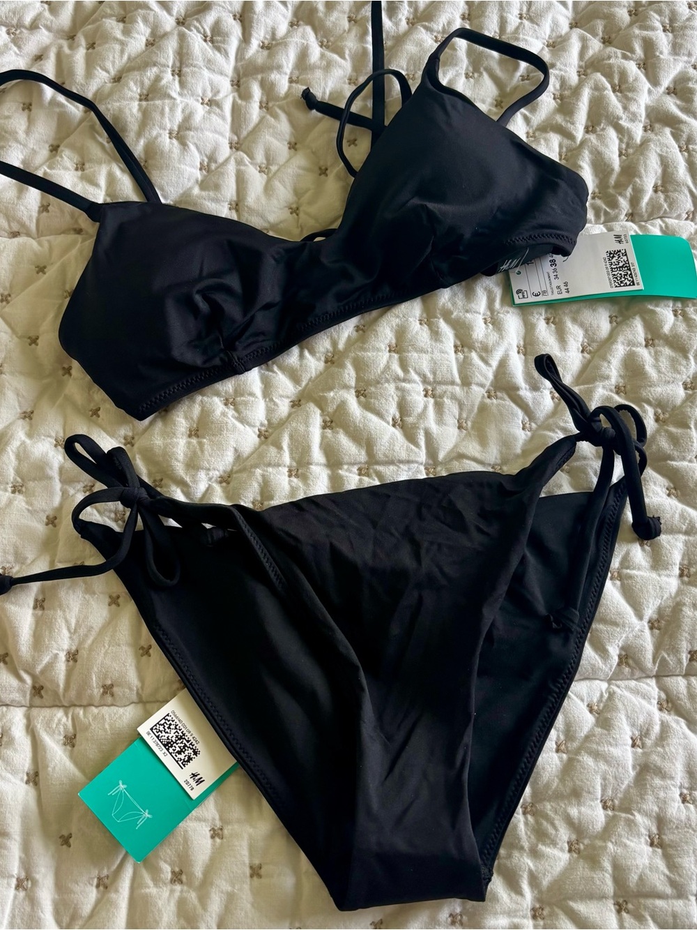 H&M Black Bikini Set